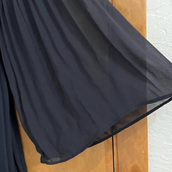 Emma & Michele Black Lace Pleated Dress XL/16 - Picture 6 of 8